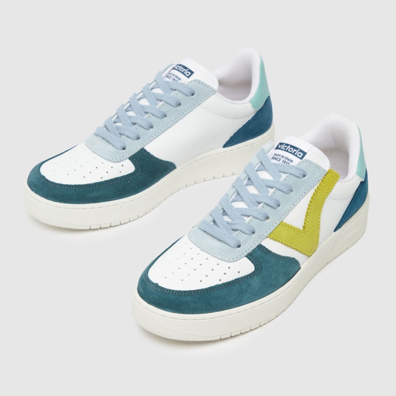 Zapatillas Victoria Madrid Blanco-azul Dr.martens Botas