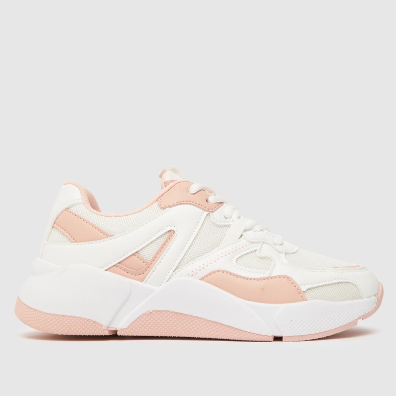 Dr.martens Botas Schuh Miller Retro Runner Zapatillas Blanco Rosa