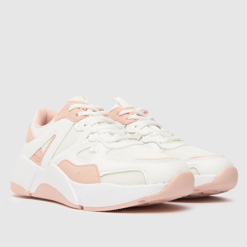 Dr.martens Botas Schuh Miller Retro Runner Zapatillas Blanco Rosa