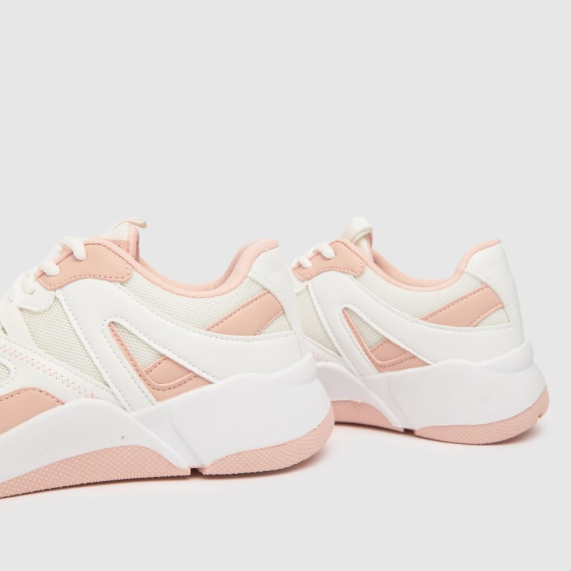 Dr.martens Botas Schuh Miller Retro Runner Zapatillas Blanco Rosa