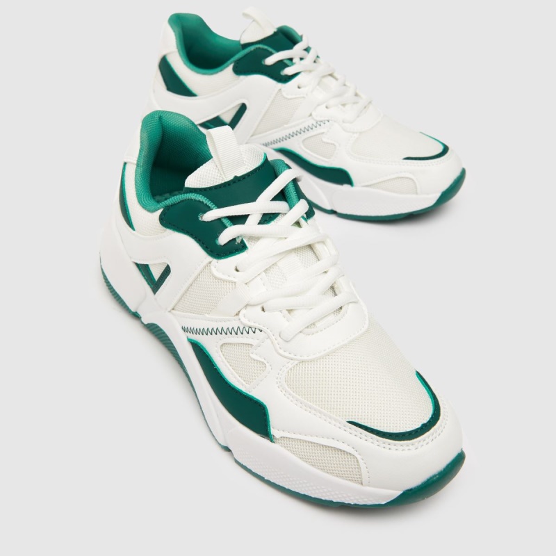 Zapatillas Retro Runner Blanco Verde Dr.martens Botas Schuh Miller