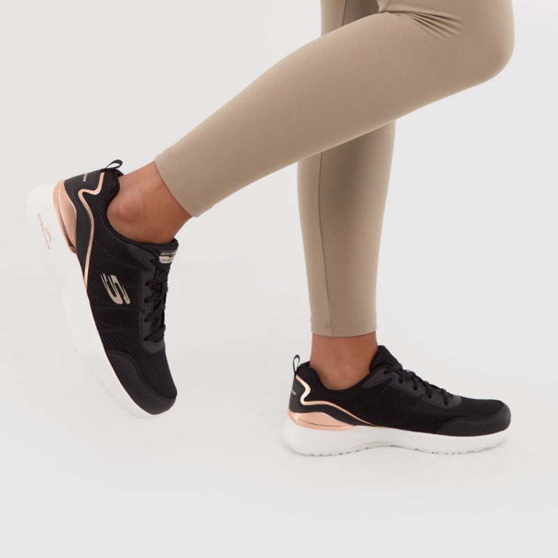 Negro-oro Dr.martens Botas Skechers Zapatillas Veganas Skech-air Dynamight