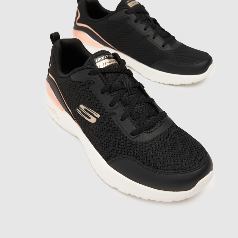 Negro-oro Dr.martens Botas Skechers Zapatillas Veganas Skech-air Dynamight