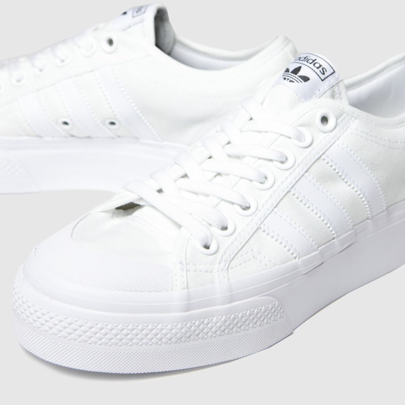 Adidas Nizza Plataforma Trainers Dr.martens Botas Blanco