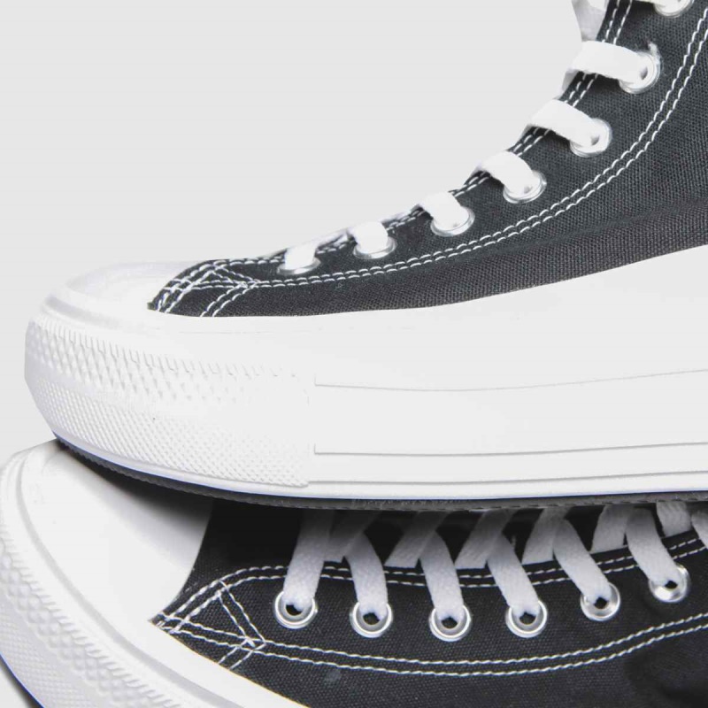 Zapatillas Converse Move Plataforma Hi Negro-blanco Dr.martens Botas