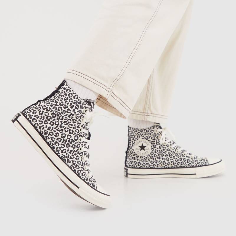 Zapatillas Converse All Star Animalier Blanco-negro Dr.martens Botas