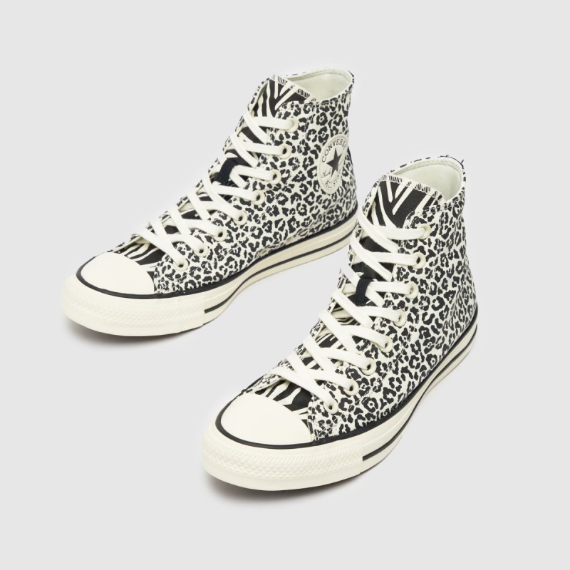 Zapatillas Converse All Star Animalier Blanco-negro Dr.martens Botas