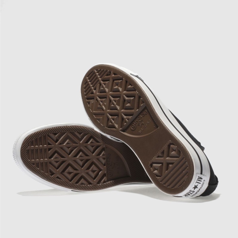 Zapatillas Con Plataforma Elevadora Converse Ox Negro-blanco Dr.martens Botas