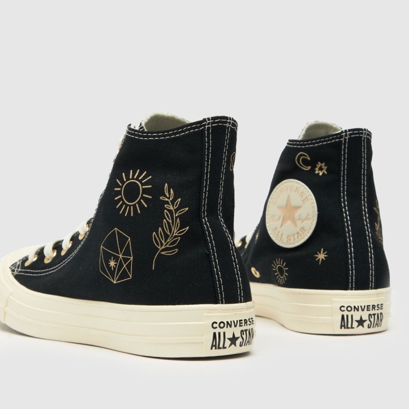 Converse Negras Chuck Taylor All Star Hi Trainers Dr.martens Botas