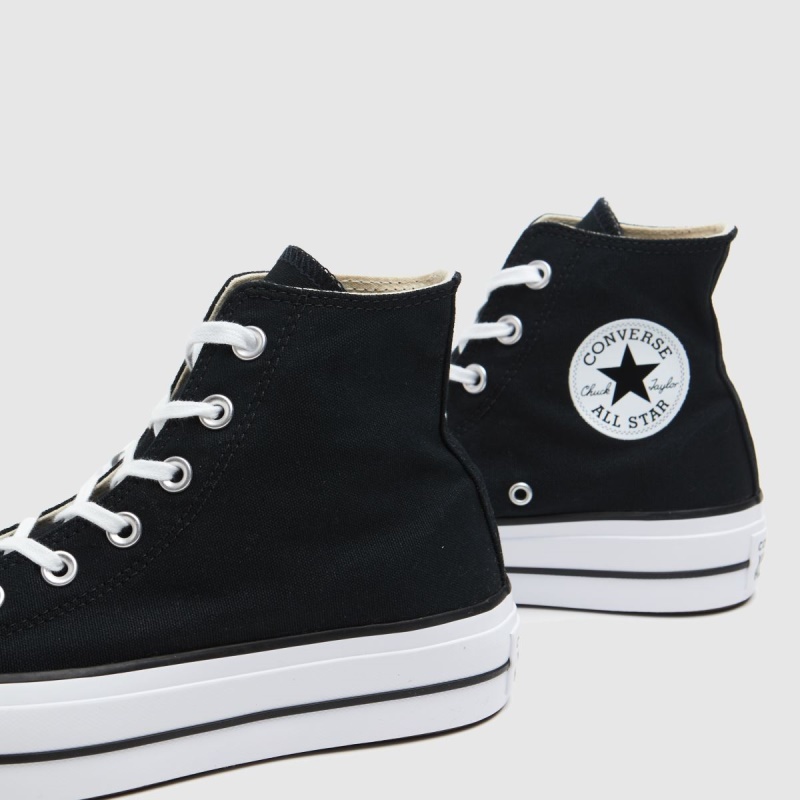 Negro Dr.martens Botas Converse Chuck Taylor All Star Lift Hola Zapatillas De Deporte