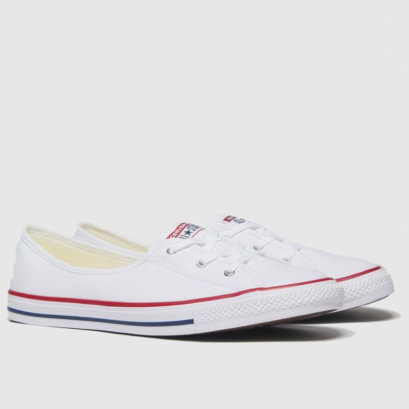Converse Ballet Lace Slip Trainers Dr.martens Botas Blanco