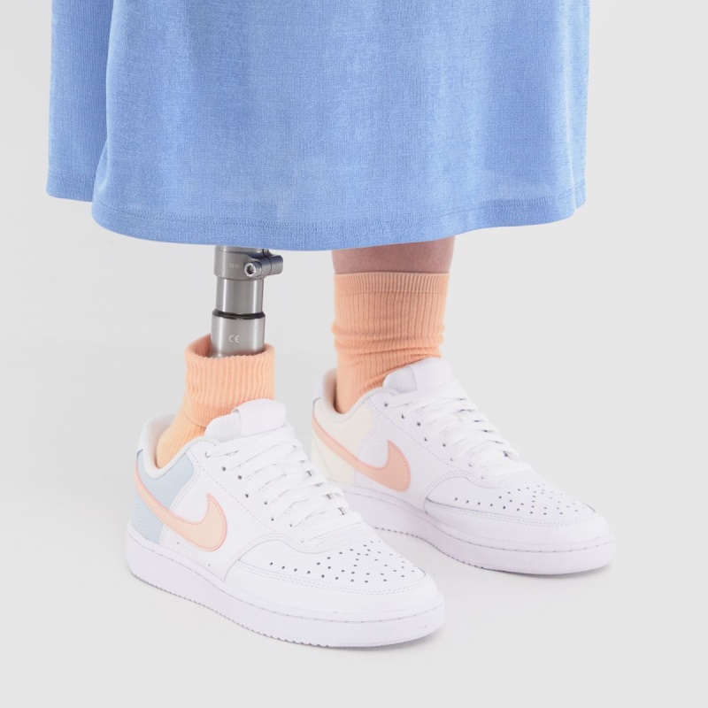 Nike Court Vision Low Trainers Dr.martens Botas Blanco-rosa