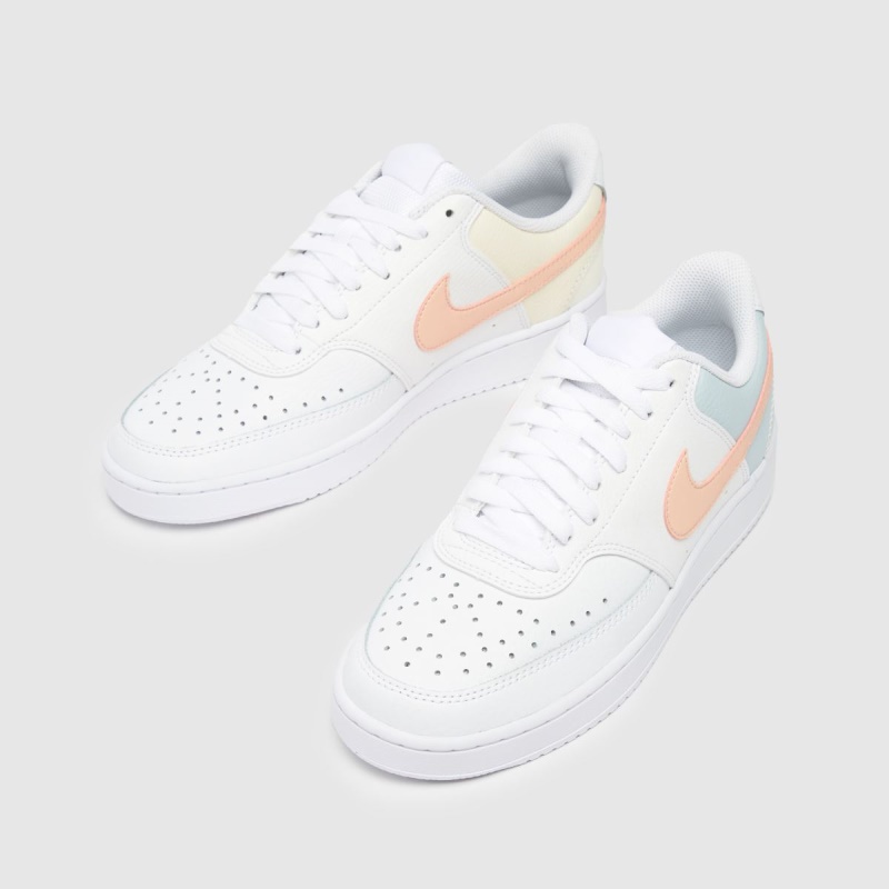 Nike Court Vision Low Trainers Dr.martens Botas Blanco-rosa