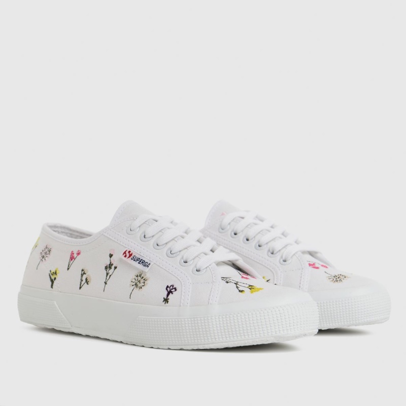 Superga 2750 Flower Bloom Trainers Blanco Dr.martens Botas