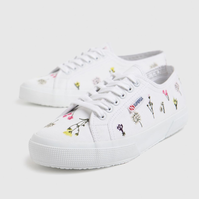 Superga 2750 Flower Bloom Trainers Blanco Dr.martens Botas