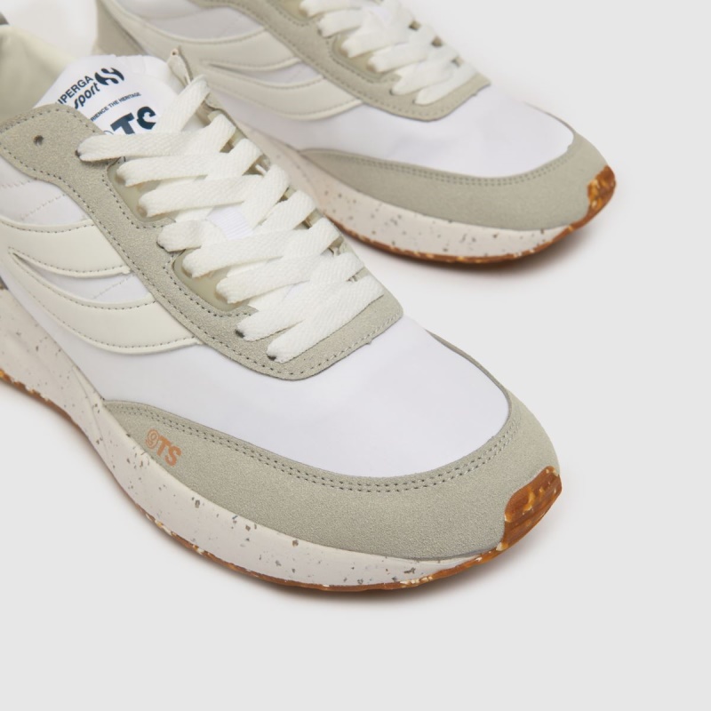 Blanco-gris Superga 4089 Training 9ts Trainers Dr.martens Botas