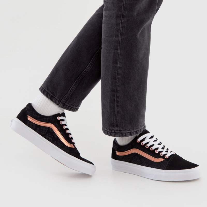 Dr.martens Botas Vans Old Skool Serpiente Zapatillas Negro-dorado