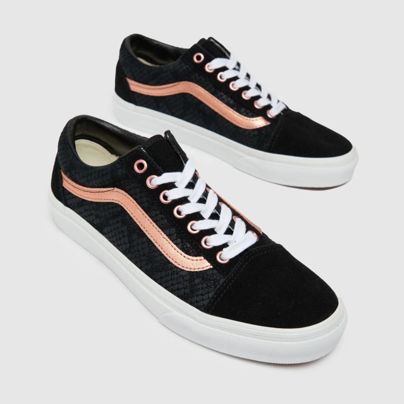 Dr.martens Botas Vans Old Skool Serpiente Zapatillas Negro-dorado