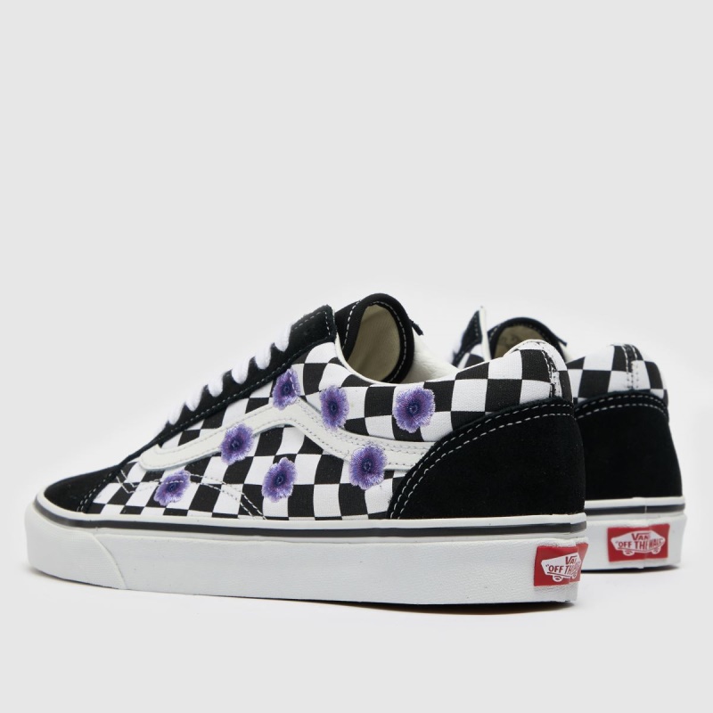 Vans Old Skool Damero Zapatillas Negro-morado Dr.martens Botas