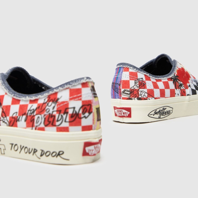 Zapatillas Dr.martens Blancas-rojas Vans Stranger Things Authentic