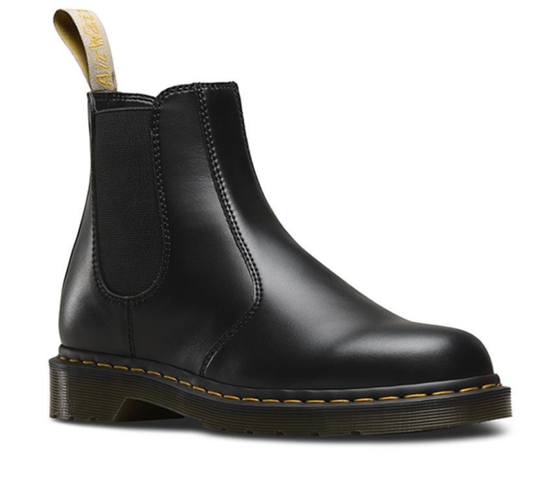Black Felix Rub Off Vegan 2976 Chelsea Dr.martens Botas