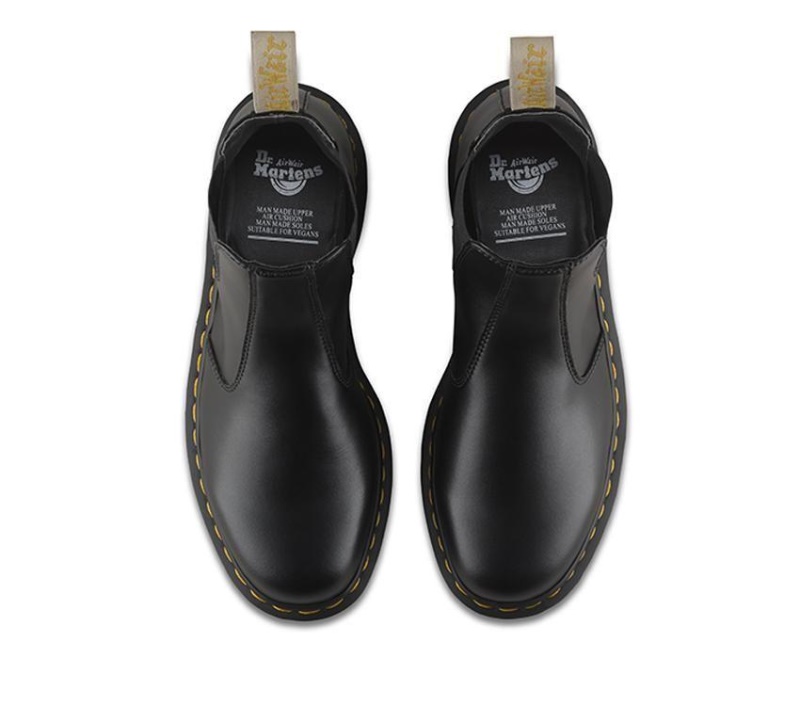 Black Felix Rub Off Vegan 2976 Chelsea Dr.martens Botas