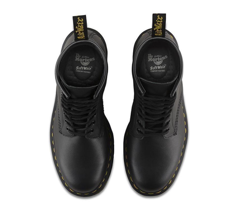 1460 Botas Dr.martens Antideslizantes Negras Industrial Plena Flor