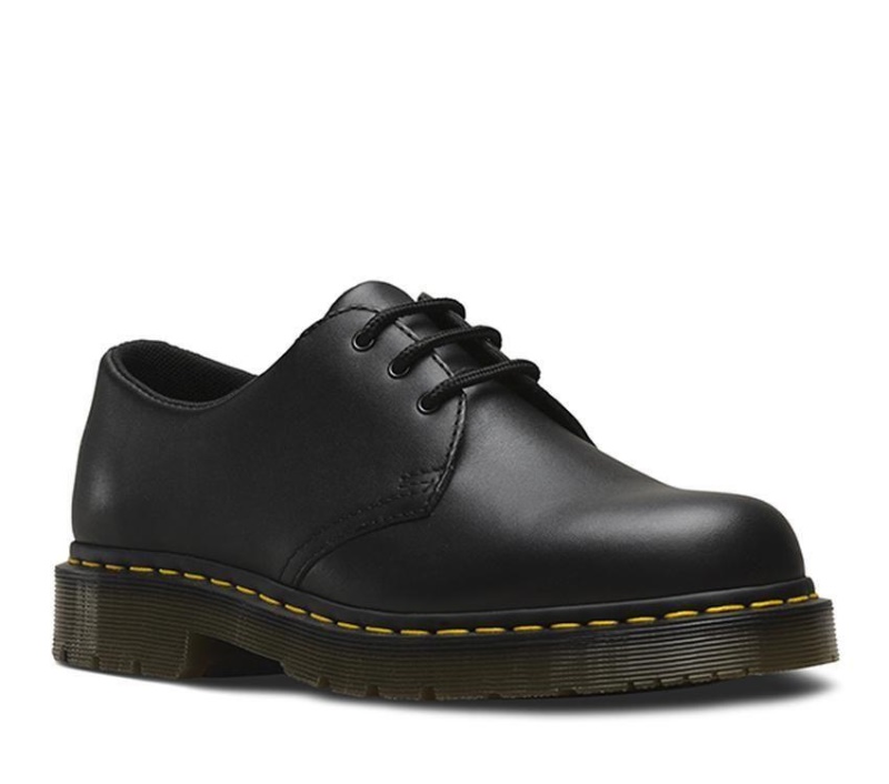 Dr.martens Botas 1461 Antideslizante Negro Industrial Plena Flor