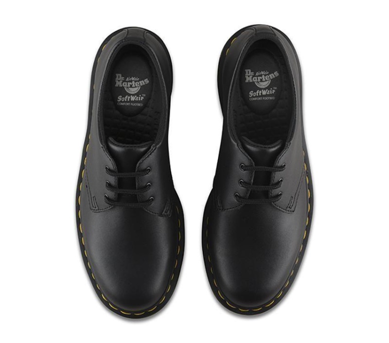 Dr.martens Botas 1461 Antideslizante Negro Industrial Plena Flor