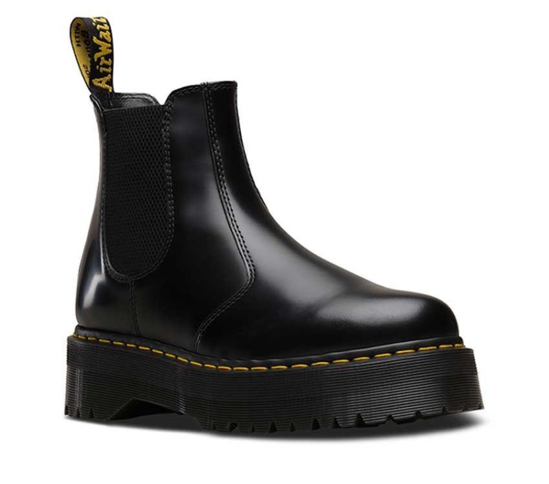 Dr.martens Botas Negro Pulido Liso 2976 Quad