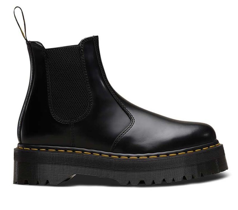 Dr.martens Botas Negro Pulido Liso 2976 Quad