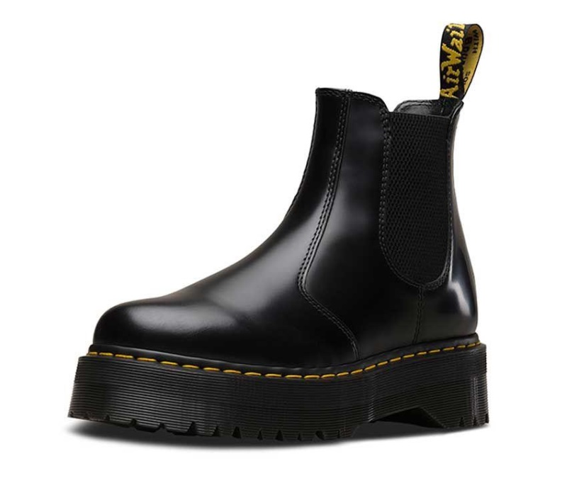 Dr.martens Botas Negro Pulido Liso 2976 Quad