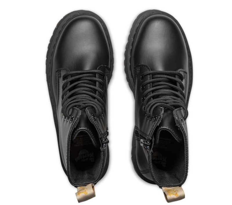 Black Felix Rub Off Jadon Ii Mono Vegan Dr.martens Botas