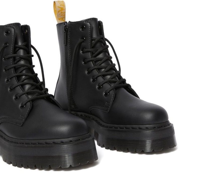 Black Felix Rub Off Jadon Ii Mono Vegan Dr.martens Botas
