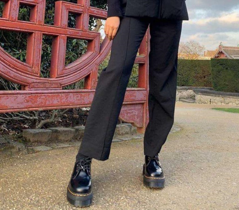 Dr.martens Botas Negro Pulido Liso 1461 Quad Pulido Liso