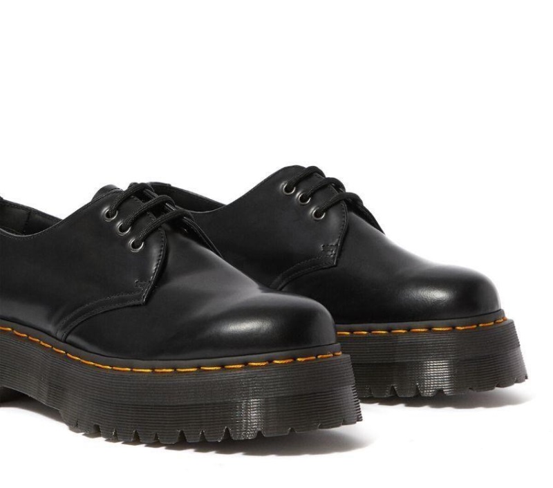 Dr.martens Botas Negro Pulido Liso 1461 Quad Pulido Liso