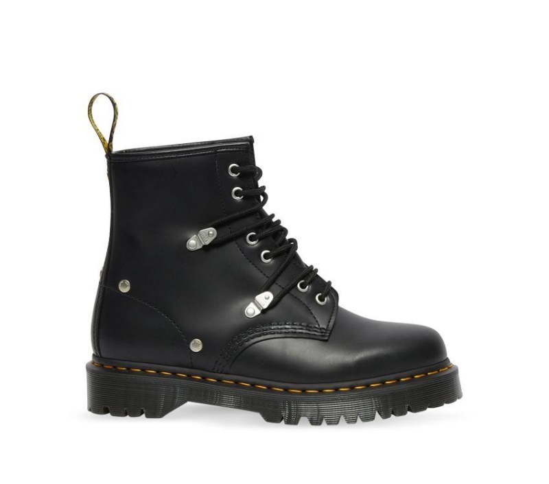 1460 Bex Stud Boot Dr.martens Botas Black Fine Haircell