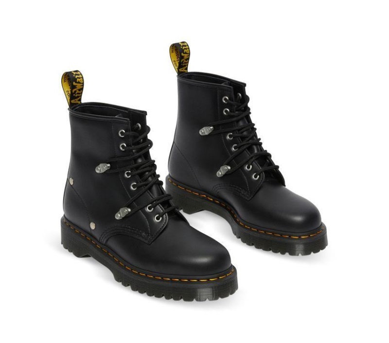 1460 Bex Stud Boot Dr.martens Botas Black Fine Haircell