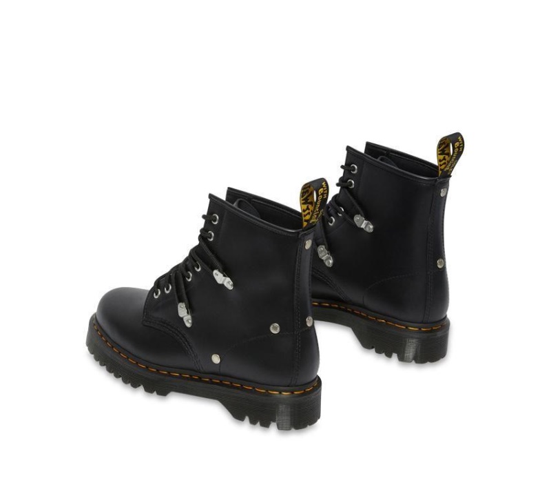 1460 Bex Stud Boot Dr.martens Botas Black Fine Haircell