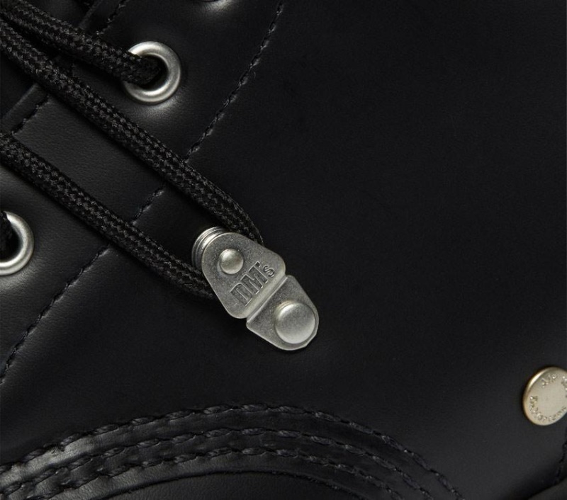 1460 Bex Stud Boot Dr.martens Botas Black Fine Haircell