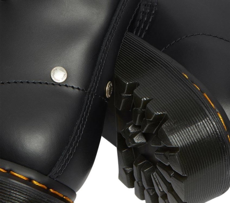 1460 Bex Stud Boot Dr.martens Botas Black Fine Haircell