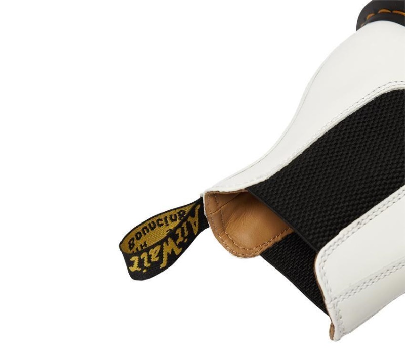 2976 Bota Chelsea Lisa Dr.martens Botas Blancas Lisas