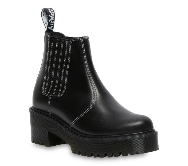Botas Negras Atlas Dr.Martens Botas Rometty Chelsea