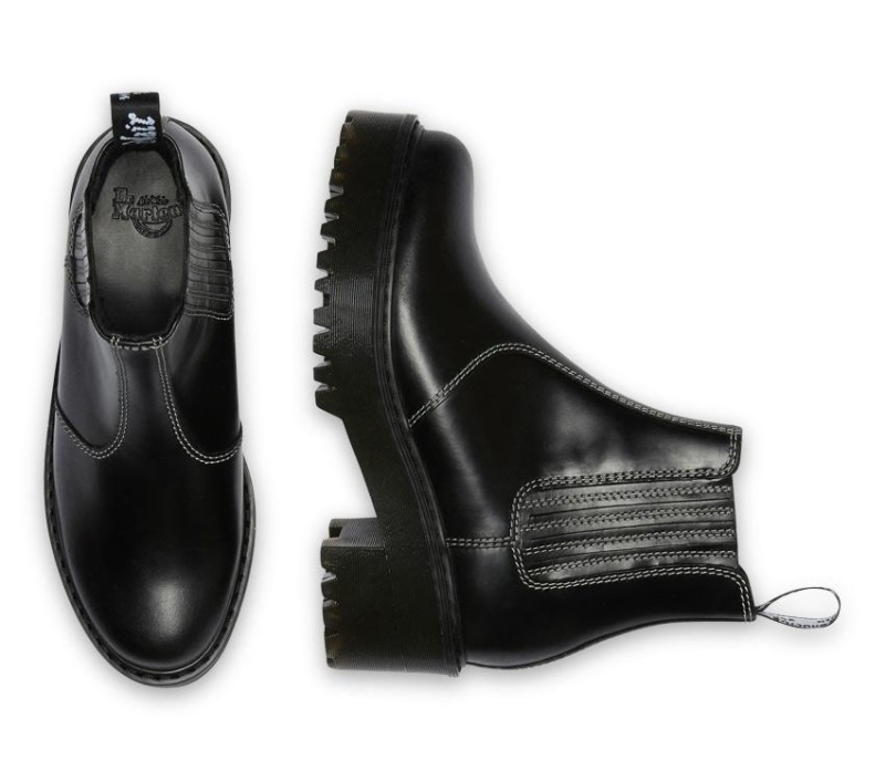 Botas Negras Atlas Dr.Martens Botas Rometty Chelsea