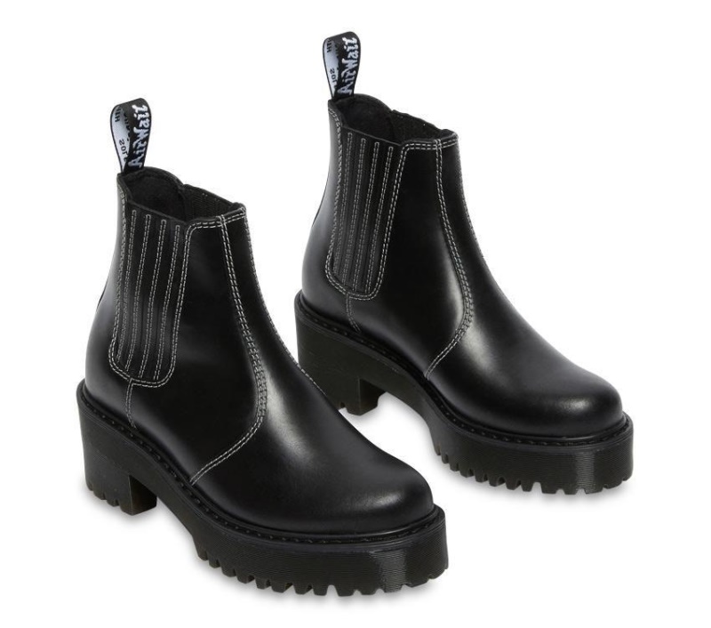 Botas Negras Atlas Dr.Martens Botas Rometty Chelsea