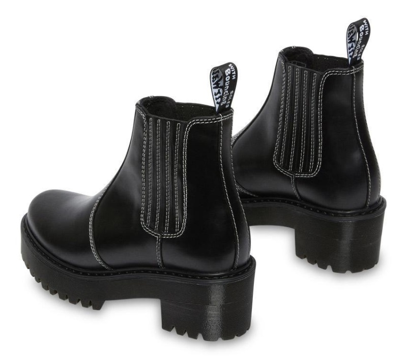 Botas Negras Atlas Dr.Martens Botas Rometty Chelsea