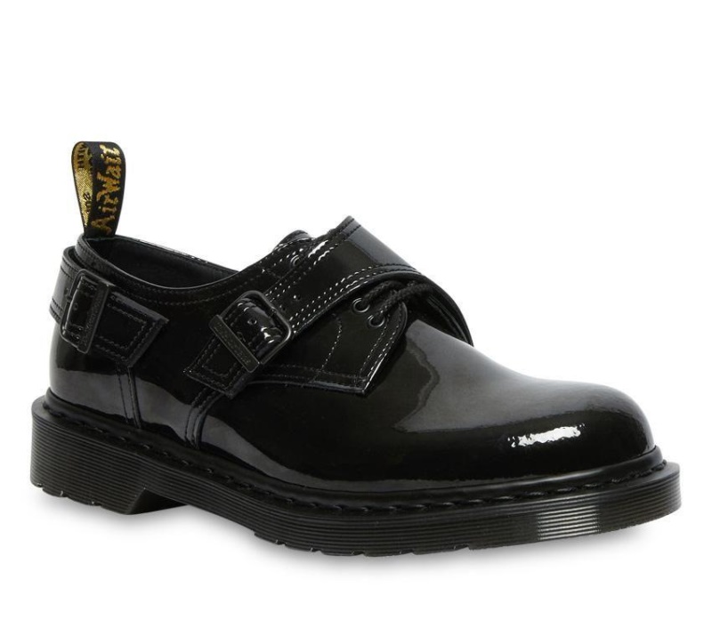 Charol Negro Lamper Dr.martens Botas Varley Db Shoe