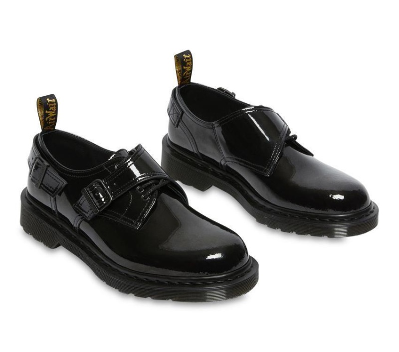 Charol Negro Lamper Dr.martens Botas Varley Db Shoe