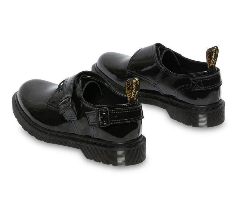 Charol Negro Lamper Dr.martens Botas Varley Db Shoe