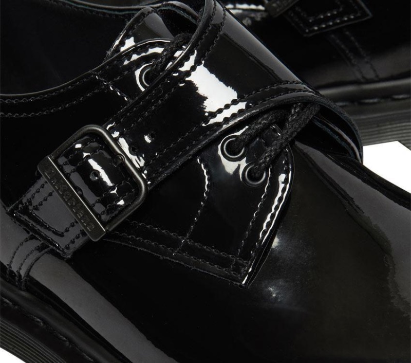 Charol Negro Lamper Dr.martens Botas Varley Db Shoe